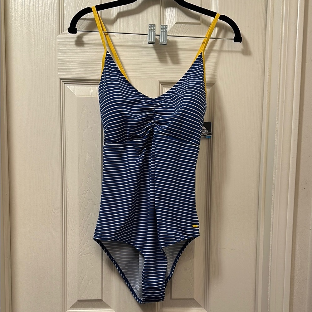Trespass Striped One Piece Swimsuit